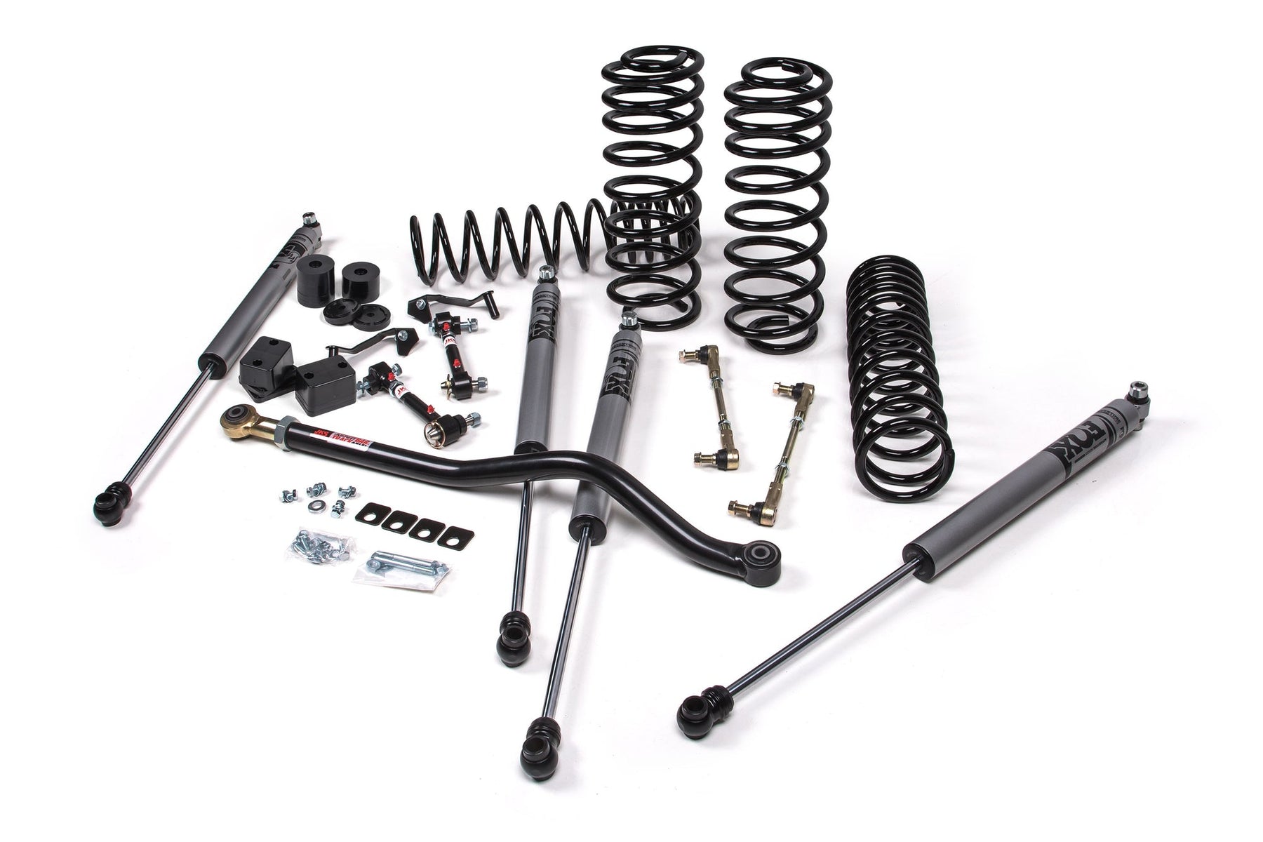 JKS Manufacturing JSPEC118KFA J-Venture 2.5 Inch Lift Kit Fox Adventure Series Shocks HD Rate Coils