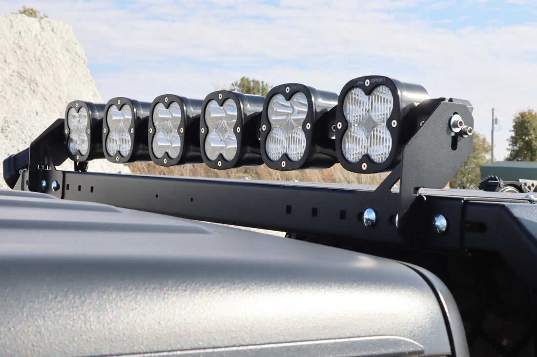 LoD Offroad JLM2021 - Black Ops Bed Rack Light Bar Mount 3