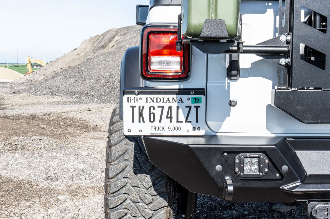 LoD Offroad JLP1801 - JL Destroyer Rear License Plate Relo Kit 1