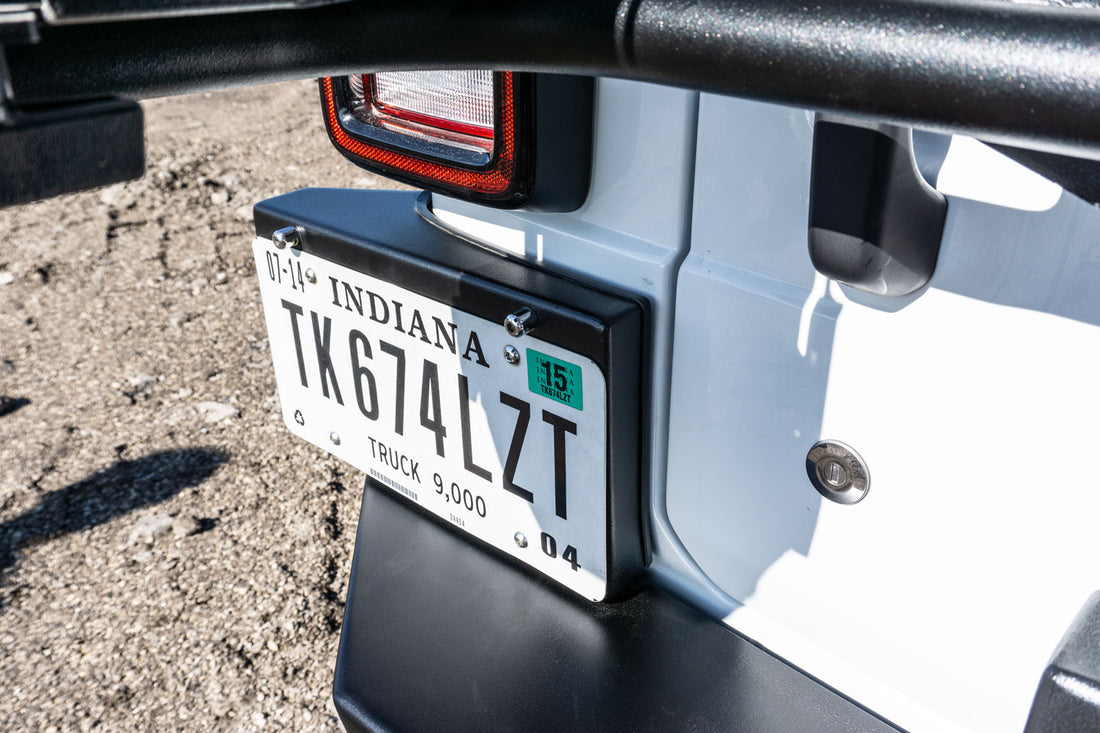 LoD Offroad JLP1801 - JL Destroyer Rear License Plate Relo Kit 3