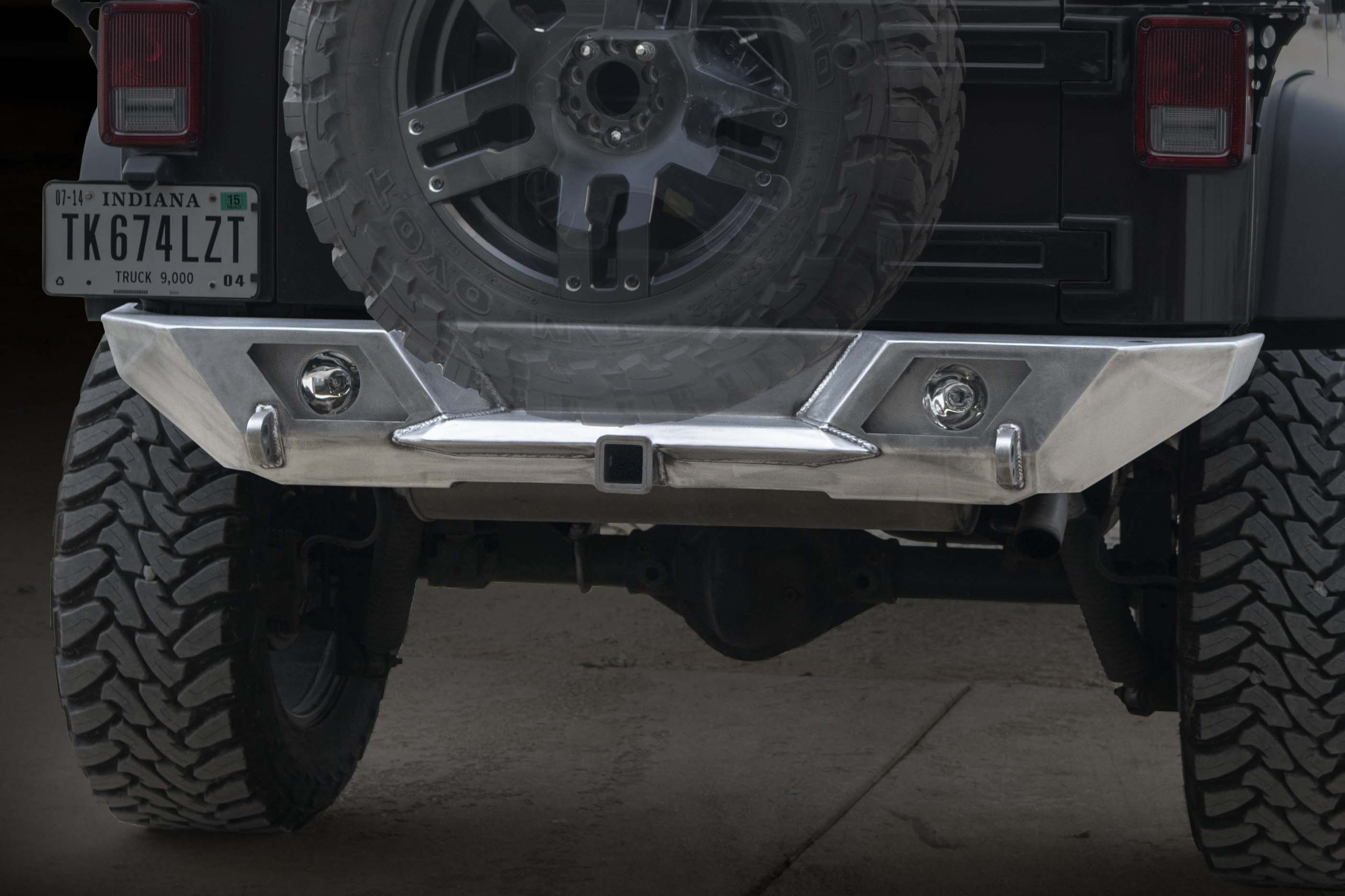 LoD Offroad JRB0701 - JK Destroyer Shorty Rear Bumper Only 1