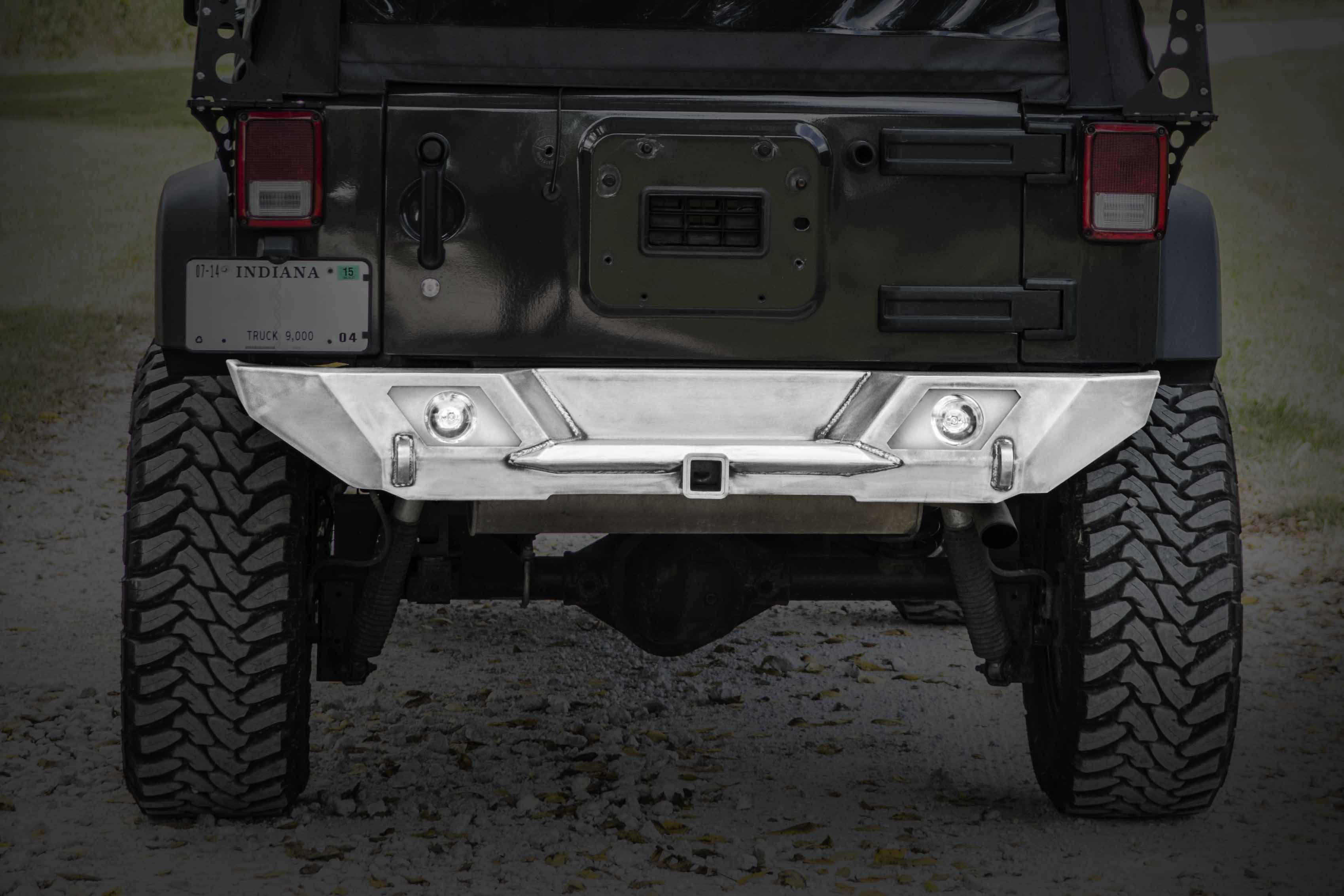 LoD Offroad JRB0701 - JK Destroyer Shorty Rear Bumper Only 2