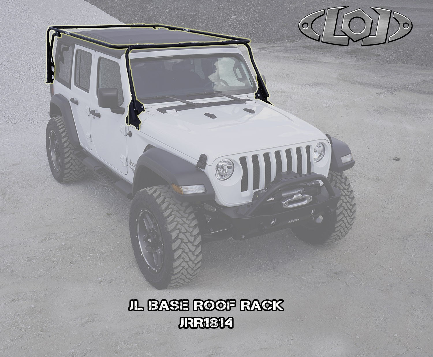 LoD Offroad JRR1814 - JL Destroyer 4 Door Base Rack 1