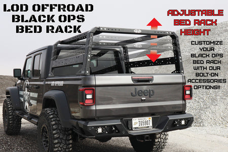 LoD Offroad JRR2021 - JT Black Ops Bed Rack 1
