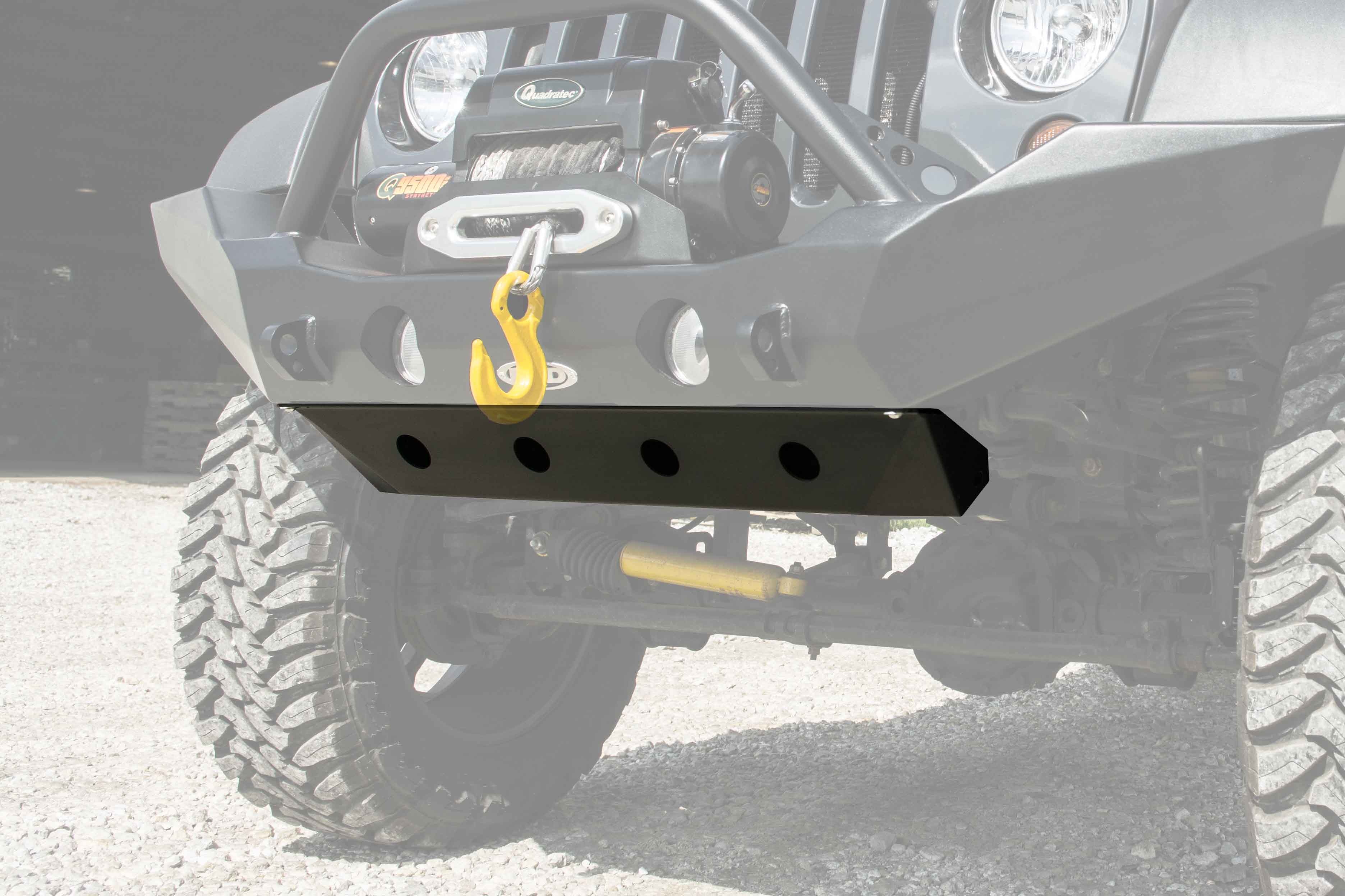 LoD Offroad JSP0701 - JK Destroyer Front Bumper Skid Plate 1