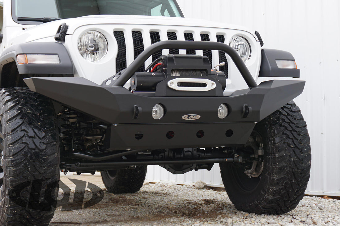 LoD Offroad JSP1801 - JL/JT Destroyer Front Bumper Skid Plate 3