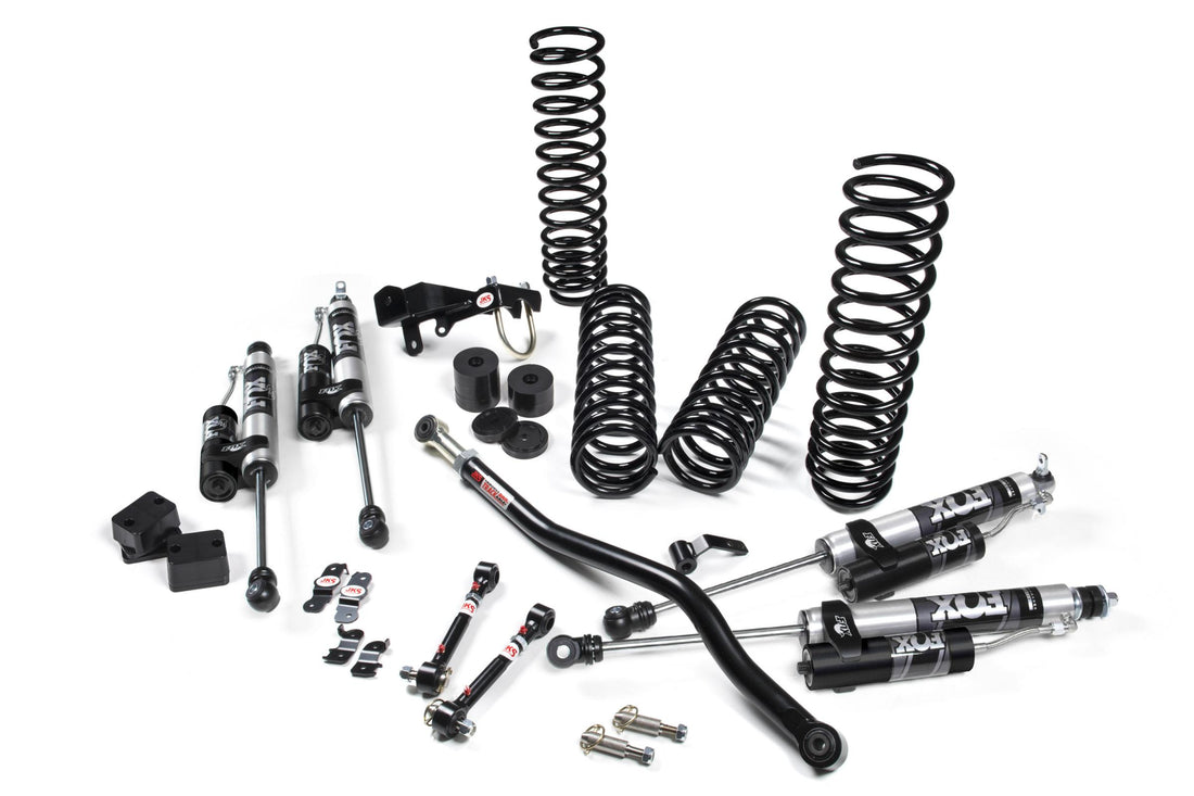 JKS Manufacturing JSPEC100KFA - 2007-2018 Jeep Wrangler JK J-Venture 4 Door 3.5 Inch Lift Kit w/ Fox Adventure Series Shocks JSPEC 2