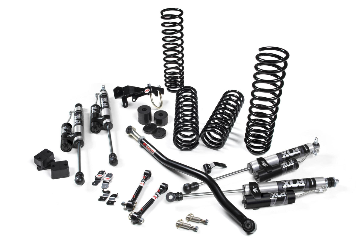 JKS Manufacturing JSPEC100KFP - 2007-2018 Jeep Wrangler JK J-Venture 4 Door 3.5 Inch Lift Kit w/ Fox 2.0 Performance Series Shocks JSPEC 2