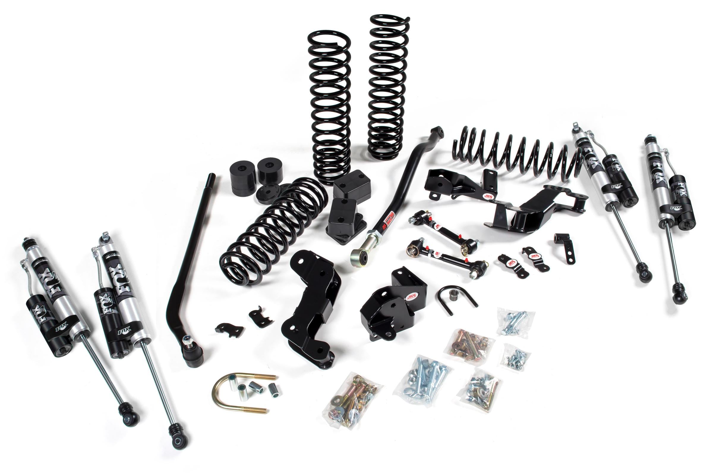 JKS Manufacturing JSPEC108KFP - 2007-2018 Jeep Wrangler JK J-Kontrol 4 Door 3.5 Inch Lift Kit w/ Fox 2.0 Performance Series Shocks JSPEC 3