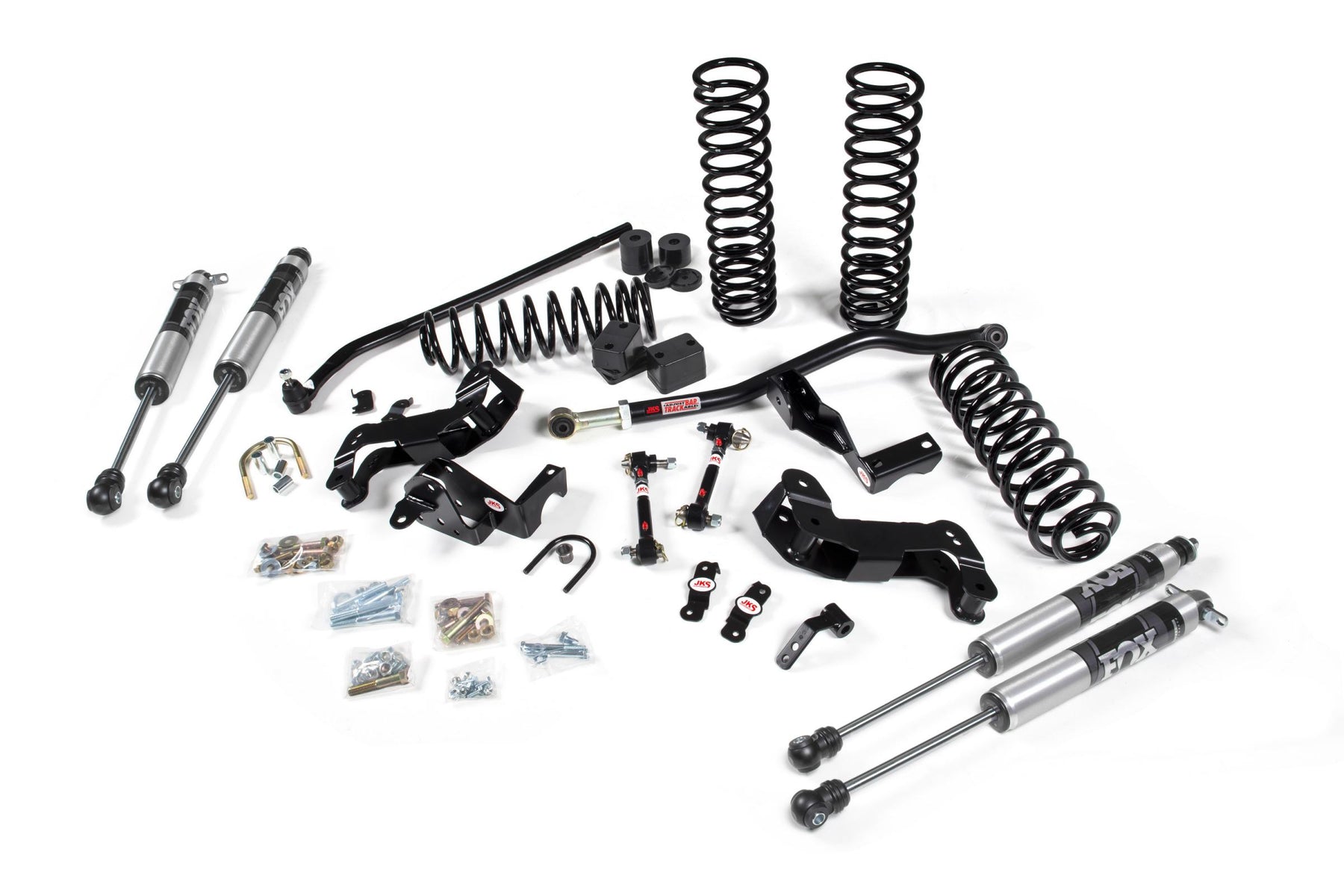 JKS Manufacturing JSPEC113KFA - 2007-2018 Jeep Wrangler JK J-Konnect 4 Door 3.5 Inch Lift Kit w/ Fox Adventure Series Shocks JSPEC 1