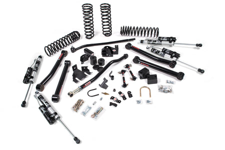 JKS Manufacturing JSPEC113KFA - 2007-2018 Jeep Wrangler JK J-Konnect 4 Door 3.5 Inch Lift Kit w/ Fox Adventure Series Shocks JSPEC 5