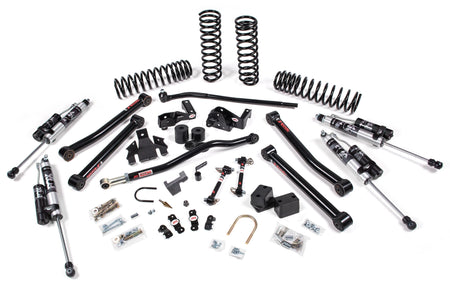 JKS Manufacturing JSPEC113K - 2007-2018 Jeep Wrangler JK J-Konnect 4 Door 3.5 Inch Lift Kit w/ JSpec Shocks JSPEC 3