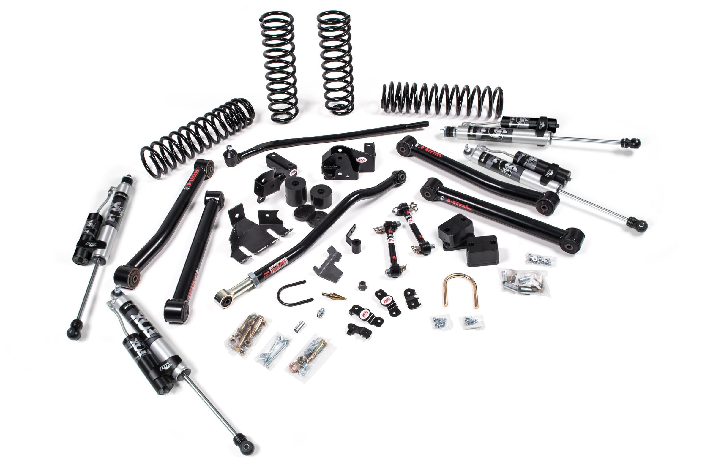 JKS Manufacturing JSPEC113K - 2007-2018 Jeep Wrangler JK J-Konnect 4 Door 3.5 Inch Lift Kit w/ JSpec Shocks JSPEC 5