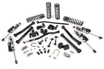 JKS Manufacturing JSPEC114KFR - 2007-2018 Jeep Wrangler JK 2 Door 3.5 Inch J-Konnect Lift Kit With Fox Remote Reservoir JSPEC