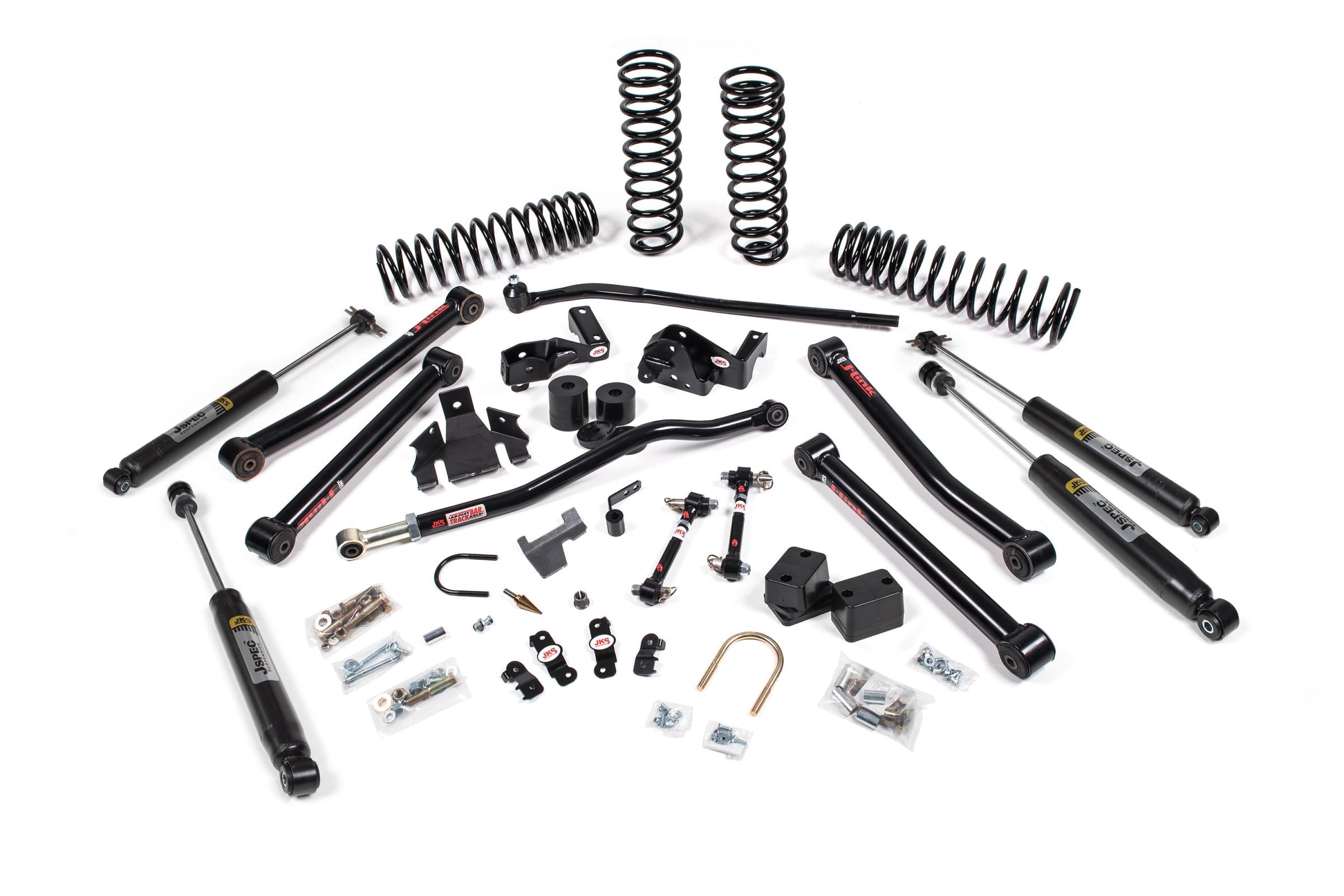 JKS Manufacturing JSPEC114K - 2007-2018 Jeep Wrangler JK J-Konnect 2 Door 3.5 Inch Lift Kit w/ JSpec Shocks JSPEC