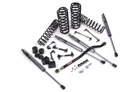 JKS Manufacturing JSPEC117KFA - 2018-2024 Jeep Wrangler JL J-Venture 2.5 Inch Lift Kit 4 Door w/Fox Adventure Series Shocks Standard Rate Coils JSPEC 1