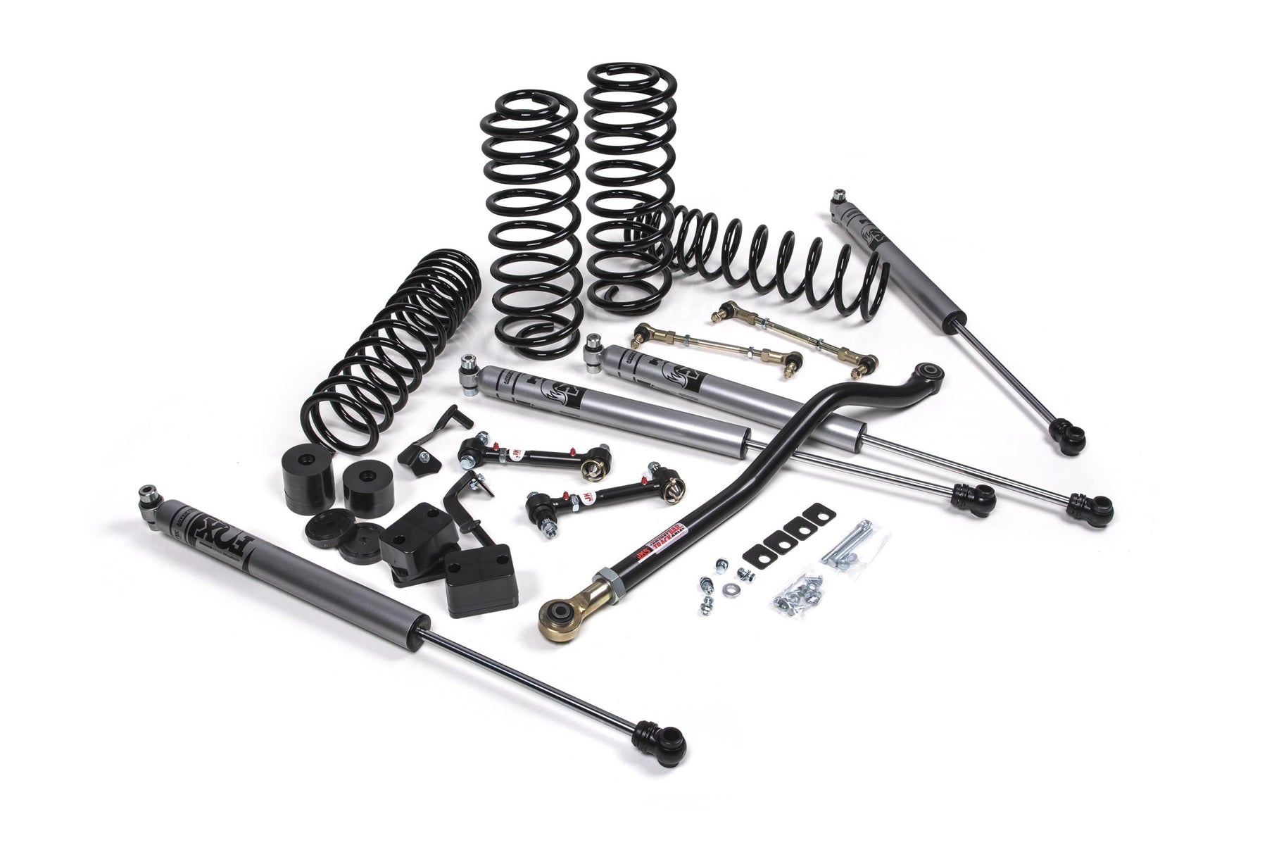 JKS Manufacturing JSPEC117KFA - 2018-2024 Jeep Wrangler JL J-Venture 2.5 Inch Lift Kit 4 Door w/Fox Adventure Series Shocks Standard Rate Coils JSPEC 2