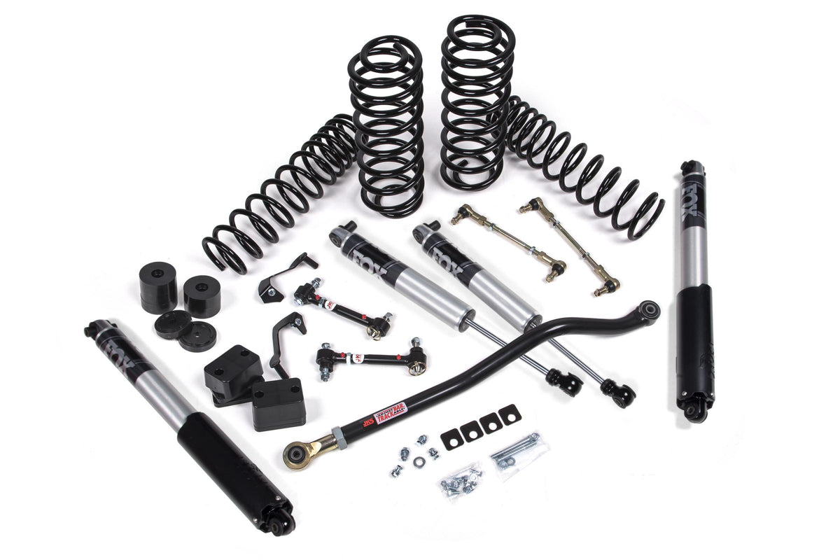 JKS Manufacturing JSPEC118PS - 2018-2024 Jeep Wrangler JL J-Venture 2.5 Inch Lift Kit 4 Door w/Fox 2.5 Performance Series Shocks HD Rate Coils JSPEC