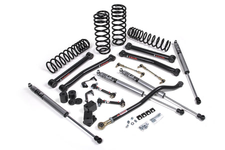 JKS Manufacturing JSPEC123KFA - 2018-2024 Jeep Wrangler JL J-Konnect 3.5 Inch Lift Kit 4 Door w/Fox Adventure Series Shocks Standard Rate Coils JSPEC 2
