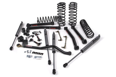 JKS Manufacturing JSPEC124KFA - 2018-2024 Jeep Wrangler JL J-Konnect 3.5 Inch Lift Kit 4 Door w/Fox Adventure Series Shocks HD Rate Coils JSPEC 1