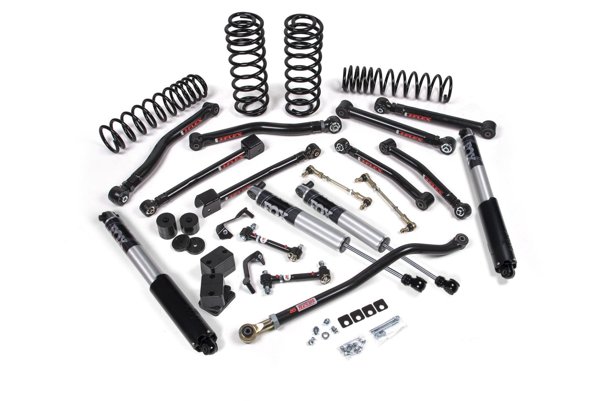 JKS Manufacturing JSPEC127PS - 2018-2024 Jeep Wrangler JL J-Krawl 3.5 Inch Lift Kit 4 Door w/Fox 2.5 Performance Shocks Standard Rate Coils JSPEC
