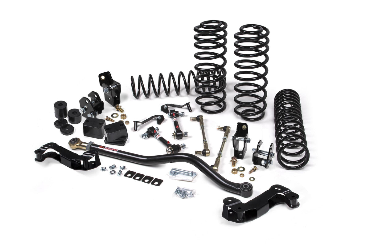 JKS Manufacturing JSPEC137KNS - 2018-2024 Jeep Wrangler JL J-Kontrol 2.5 Inch Lift Kit 4 Door w/Shock Extension Brackets Standard Rate Coils JSPEC