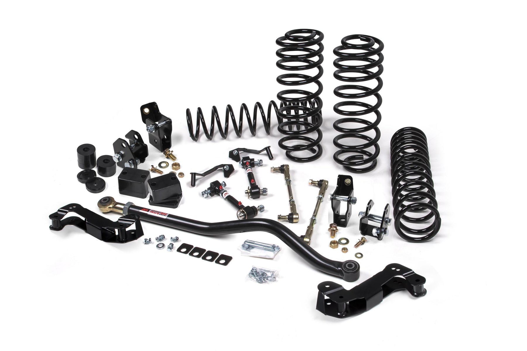 JKS JSPEC138KNS J-Kontrol 2.5 Inch Lift Kit w/Shock Extension Brackets HD Rate Coils