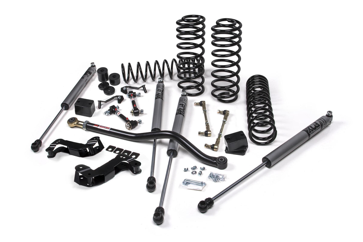 JKS Manufacturing JSPEC142KFA - 18-24 Jeep Wrangler JL J-Kontrol 3.5 Inch Lift Kit 4 Door w/Fox Adventure Series Shocks HD Rate Coils JSPEC 1