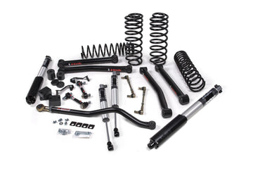 JKS Manufacturing JSPEC146PS - 2018-2024 Jeep Wrangler JL J-Konnect 3 Inch Lift Kit 2 Door w/Fox 2.5 Performance Series Shocks HD Rate Coils JSPEC