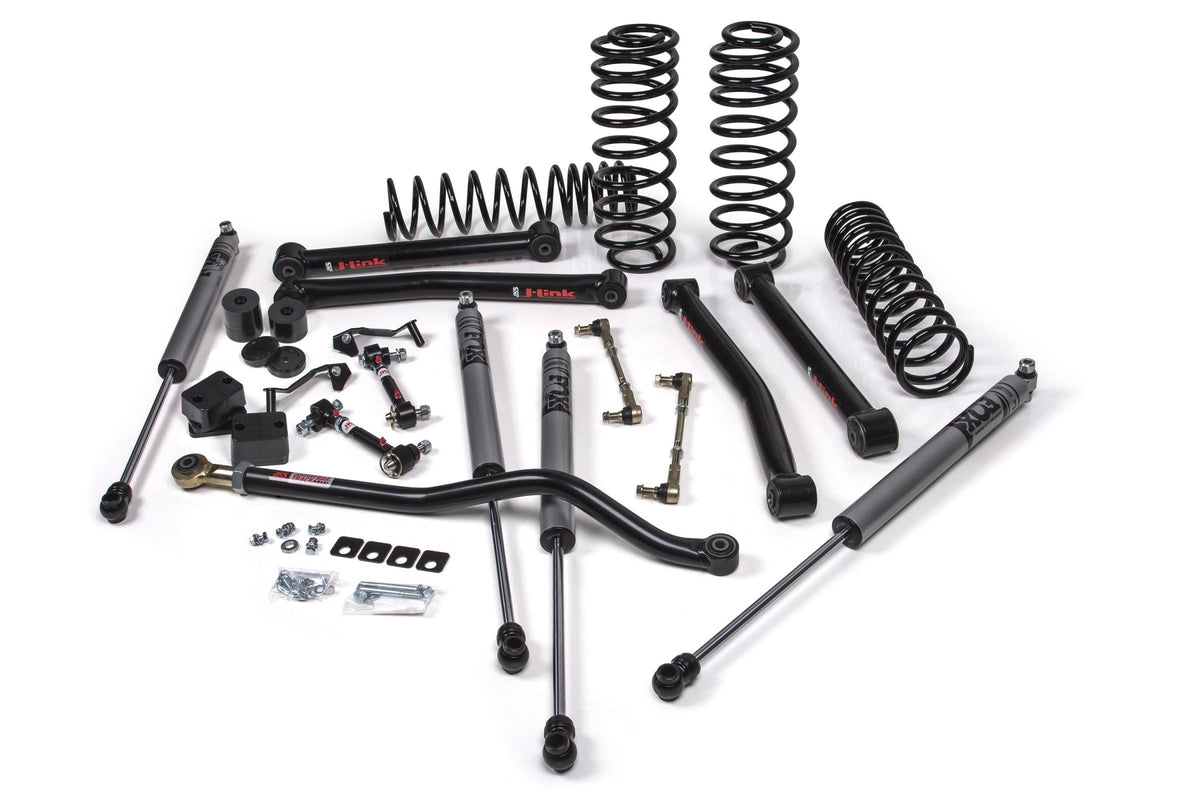 JKS Manufacturing JSPEC159KFA - 2018-2024 Jeep Wrangler JL J-Konnect 3.5 Inch 4 Door w/Fox Adventure Series Shocks Diesel JSPEC 1