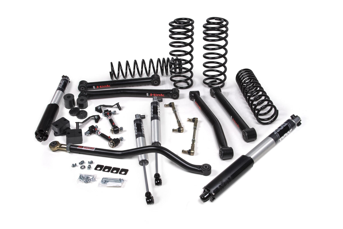 JKS Manufacturing JSPEC159PS - 2018-2024 Jeep Wrangler JL J-Konnect 3.5 Inch 4 Door w/Fox 2.5 Performance Series Shocks Diesel JSPEC