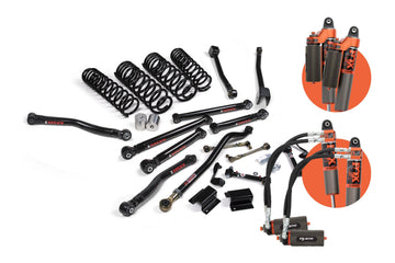 JKS Manufacturing JSPEC171FRS 3.5 Inch Front 2 Inch Rear Lift Kit J-Krawl Fox 3.0 Factory Race Series IBP Shocks