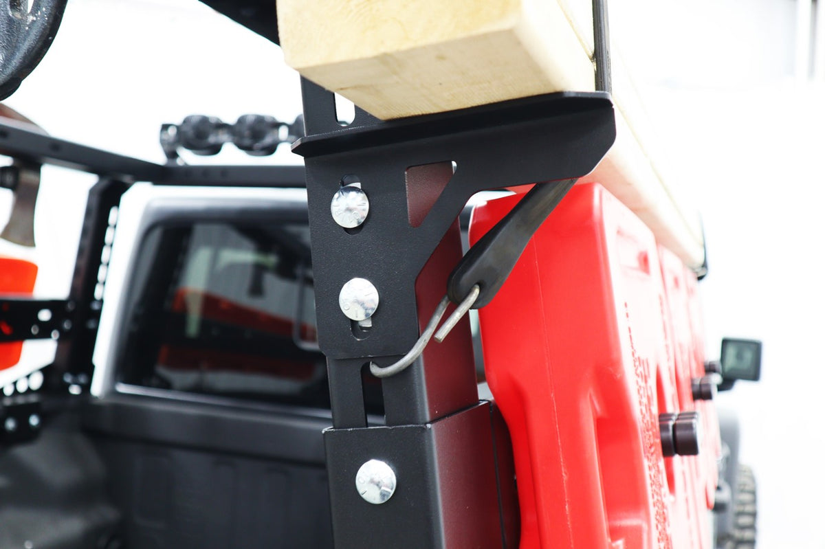 LoD Offroad JTD2021 - Black Ops Bed Rack Load Bar Tie Downs 3