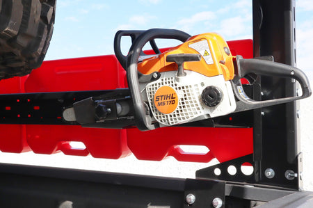 LoD Offroad JTM2023 - Black Ops Bed Rack Chainsaw Mount 3