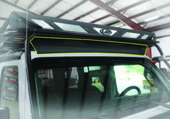 LoD Offroad JWD1891 - JL Destroyer Roof Rack Wind Deflector 1