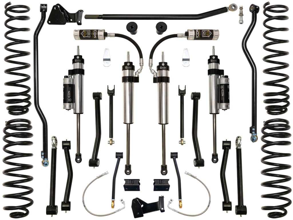 ICON Vehicle Dynamics K24004 - 07-18 JEEP JK 4.5" STAGE 4 SUSPENSION SYSTEM 2
