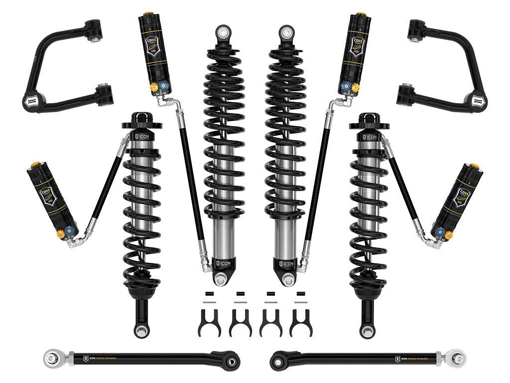 ICON Vehicle Dynamics K40016TDX - 21-23 BRONCO SASQ 2-3" LIFT STAGE 6 SUSPENSION SYSTEM CDXS TUBULAR HEAVY RATE 6
