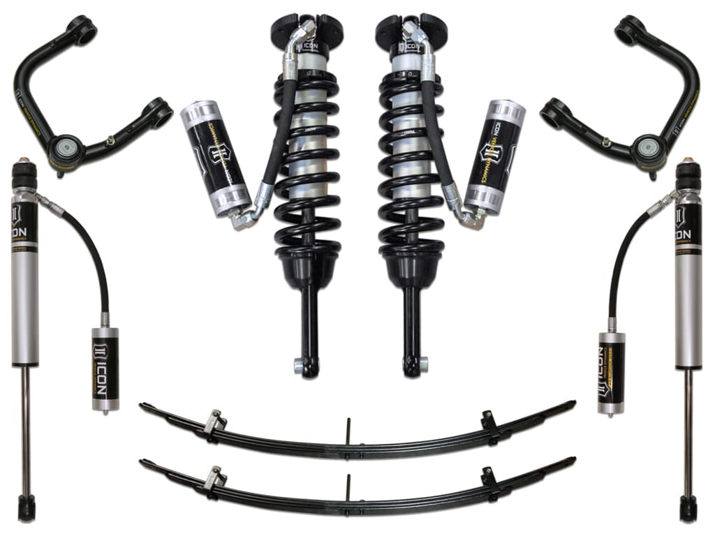ICON Vehicle Dynamics NA ICON Vehicle Dynamics K53004T - 05-15 TACOMA 0-3.5"/16-23 0-2.75" STAGE 4 SUSPENSION SYSTEM W TUBULAR UCA