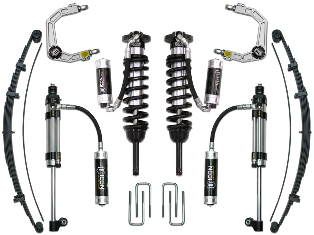 ICON Vehicle Dynamics K53010 - 05-15 TACOMA 0-3.5"/16-23 0-2.75" STAGE 10 SUSPENSION SYSTEM W BILLET UCA 3