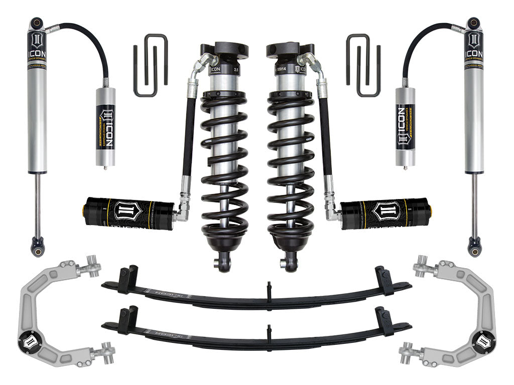 ICON 1995.5-2004 Toyota Tacoma 0-3" Lift Stage 4 Suspension System Billet UCA