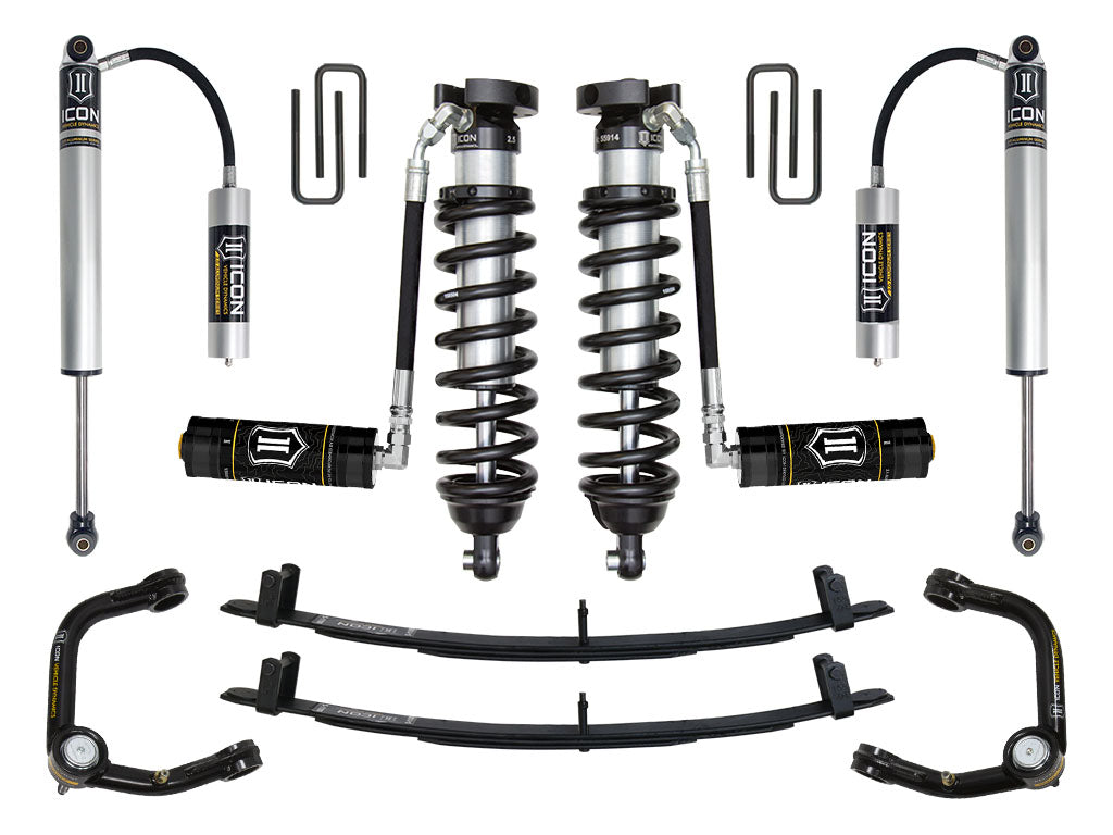 ICON Vehicle Dynamics K53014 - 95.5-04 TACOMA 0-3" STAGE 4 SUSPENSION SYSTEM W TUBULAR UCA 2