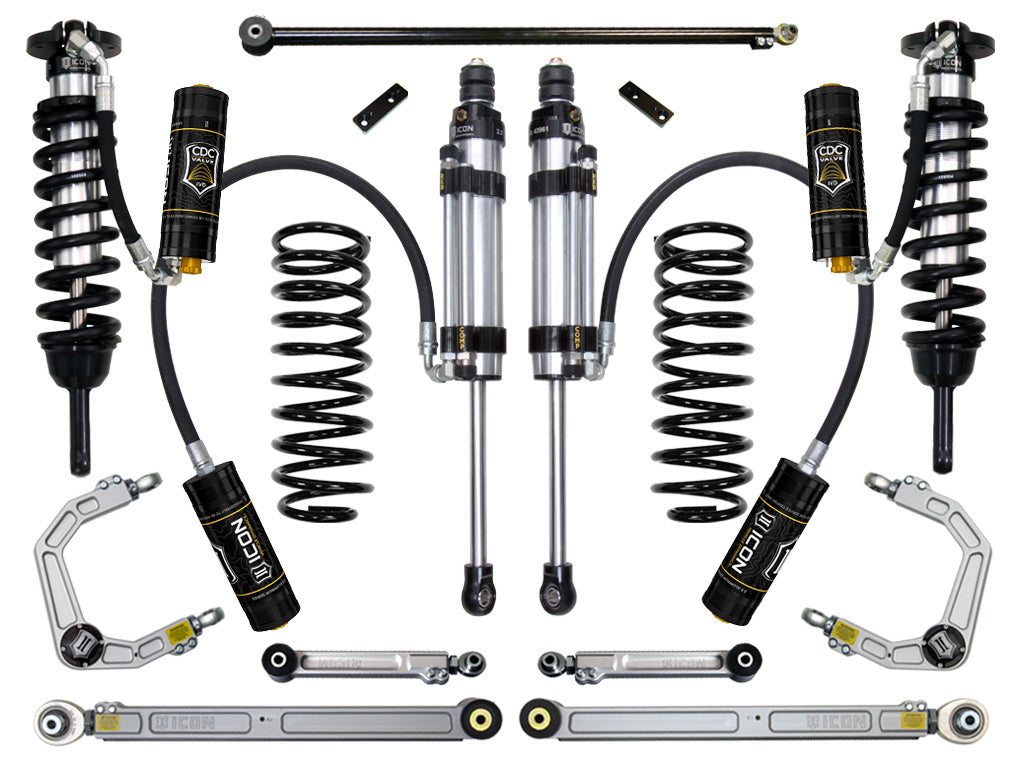 ICON Vehicle Dynamics K53068 - 10-24 4RNR/10-14 FJ 0-3.5" STAGE 8 SUSPENSION SYSTEM W BILLET UCA 2