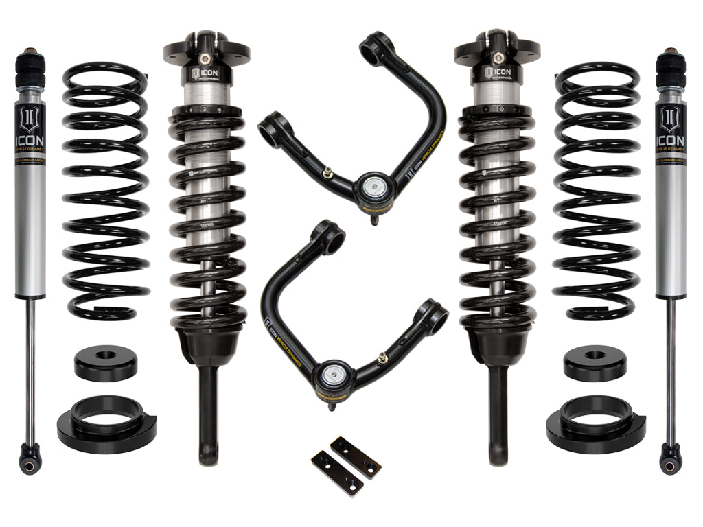 ICON Vehicle Dynamics K53172T - 03-09 GX470 0-3.5" STAGE 2 SUSPENSION SYSTEM W TUBULAR UCA 3