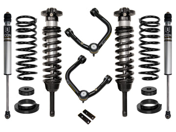 ICON Vehicle Dynamics K53172T - 03-09 GX470 0-3.5" STAGE 2 SUSPENSION SYSTEM W TUBULAR UCA 3