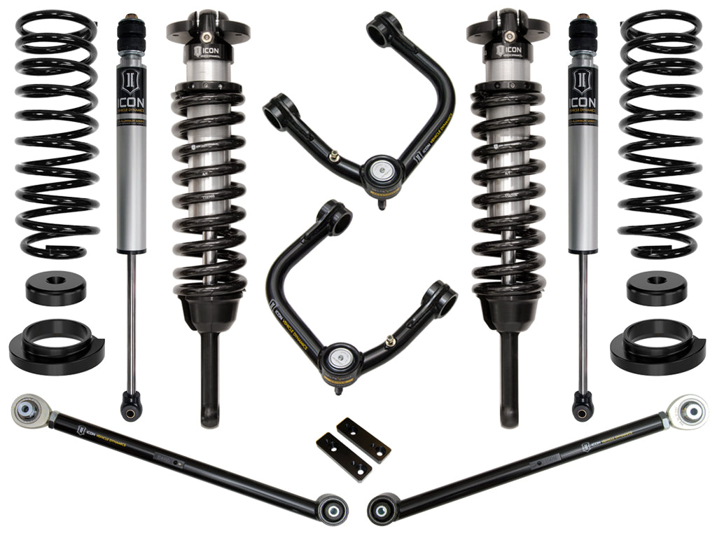ICON Vehicle Dynamics K53173T - 03-09 GX470 0-3.5" STAGE 3 SUSPENSION SYSTEM W TUBULAR UCA 3