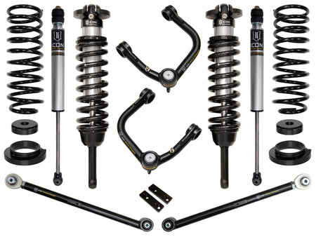 ICON Vehicle Dynamics K53173T - 03-09 GX470 0-3.5" STAGE 3 SUSPENSION SYSTEM W TUBULAR UCA 3