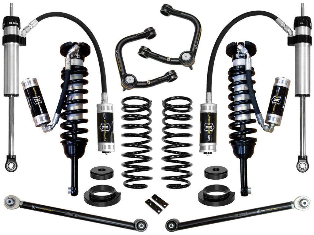 ICON Vehicle Dynamics K53175T - 03-09 GX470 0-3.5" STAGE 5 SUSPENSION SYSTEM W TUBULAR UCA 4