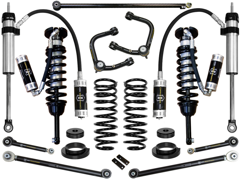 ICON Vehicle Dynamics K53176T - 03-09 GX470 0-3.5" STAGE 6 SUSPENSION SYSTEM W TUBULAR UCA 2