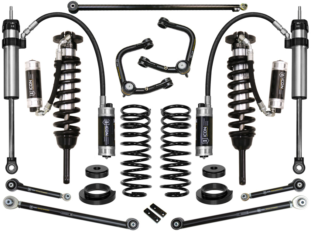 ICON Vehicle Dynamics K53177T - 03-09 GX470 0-3.5" STAGE 7 SUSPENSION SYSTEM W TUBULAR UCA 3