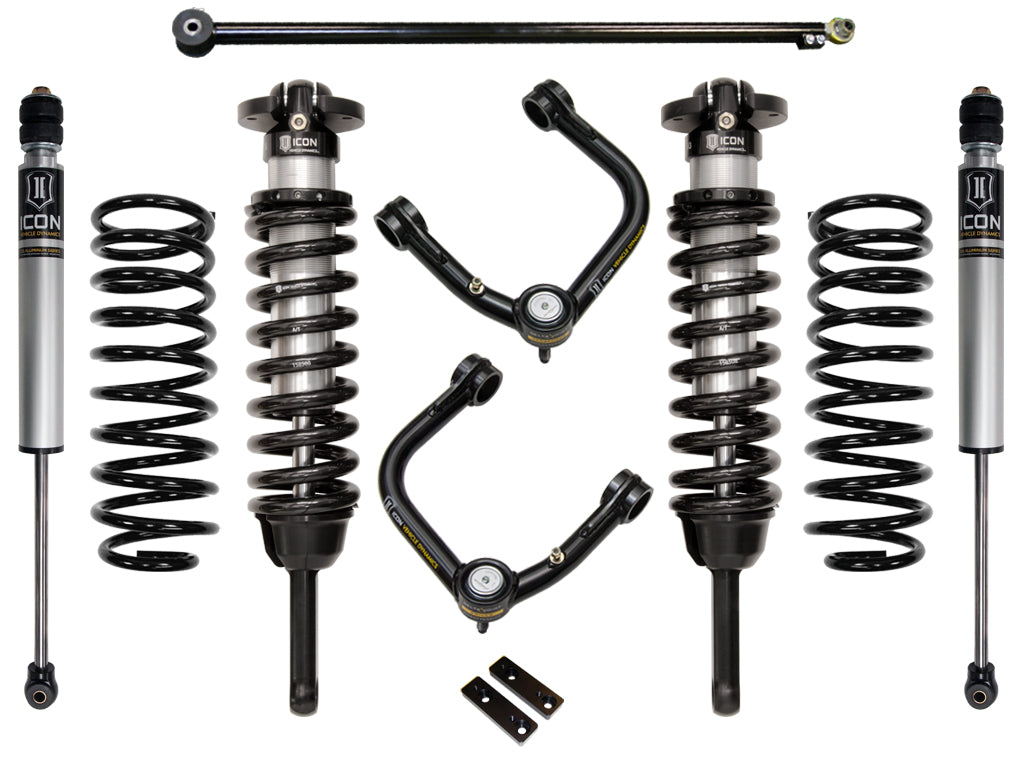 ICON Vehicle Dynamics K53182T - 10-UP GX460 0-3.5" STAGE 2 SUSPENSION SYSTEM W TUBULAR UCA 2